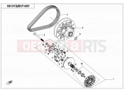 CFMOTO 2015 SSV ZFORCE 500 (CF500US-EX) CVT ASSY - E05