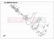 CFMOTO 2015 SSV ZFORCE 500 (CF500US-EX) WATER PUMP ASSY - E08