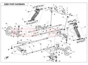 CFMOTO ZFORCE 500 (CF500US-EX) FRONT SUSPENSION(2017) - F05-A-A-V2