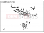 CFMOTO ZFORCE 500 (CF500US-EX) REAR PLASTICS 2 - F04-6