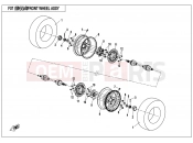 CFMOTO ZFORCE 500 (CF500US-EX) FRONT WHEEL ASSY - F07