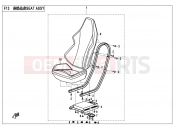 CFMOTO ZFORCE 500 (CF500US-EX) SEAT ASSY - F13