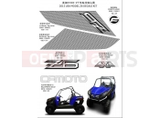 CFMOTO ZFORCE 600 (CF600-3) Z6 DECALS KIT (USA 2013 VERSION)