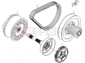 CFMOTO 2013 SSV ZFORCE 600 (CF600-3) CLUTCH @^ CVT - E13