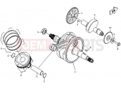 CFMOTO ZFORCE 600 (CF600-3) CRANKSHAFT, PISTON, BALANCER