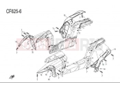 CFMOTO 2012 SSV Z6 EX (CF600-6) PLASTICS Ⅴ
