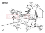 CFMOTO 2012 SSV Z6 EX (CF600-6) FRONT SUSPENSION