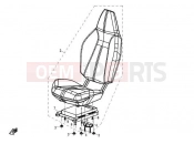 CFMOTO 2012 SSV Z6 EX (CF600-6) SEAT ASSY