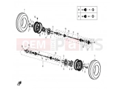 CFMOTO ZFORCE 600 (CF625-3) REAR WHEEL - F13