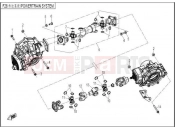 CFMOTO ZFORCE 600 (CF625-3) POWERTRAIN - F28