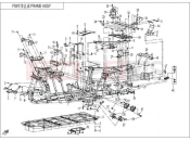 CFMOTO 2014 SSV ZFORCE 600 (CF625-3) FRAME ASSY - F09