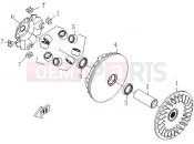 CFMOTO 2014 SSV ZFORCE 600 (CF625-3) PRIMARY SHEAVE - E14