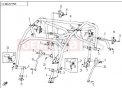 CFMOTO 2015 SSV ZFORCE 600 (CF625-3) CAB FRAME - F24(2014)