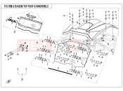 CFMOTO 2012 SSV ZFORCE 625 (CF625-6) TOP ROOF @^ WINDSHIELD - F33