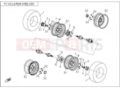 CFMOTO ZFORCE 625 (CF625-6) REAR WHEEL - F13