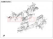 CFMOTO ZFORCE 625 (CF625-6) PLASTICS â¤ - F08-2