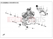 CFMOTO ZFORCE 800 (CF800) ENGINE MOUNTING PARTS - F00-1