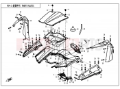 CFMOTO ZFORCE 800 (CF800) FRONT PLASTIC - F04-2