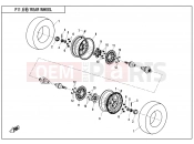 CFMOTO ZFORCE 800 (CF800) REAR WHEEL - F11