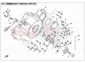CFMOTO ZFORCE 800 (CF800) LEFT CRANKCASE COVER ASSY - E01-5