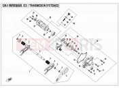 CFMOTO ZFORCE 800 (CF800) TRANMISSION SYSTEM(â¢) - E06-3