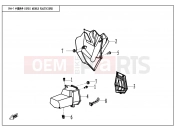 CFMOTO ZFORCE 800 (CF800) MIDDLE PLASTIC(EPS) - F04-7