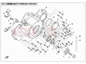 CFMOTO ZFORCE 800 (CF800) LEFT CRANKCASE COVER ASSY - E01-5