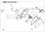 CFMOTO ZFORCE 800 (CF800) AIR FILTER ASSY - E11