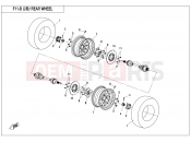CFMOTO ZFORCE 800 (CF800) REAR WHEEL(2018) - F11-B