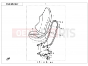 CFMOTO ZFORCE 800 (CF800) SEAT(BLACK @^ RED) - F13-B