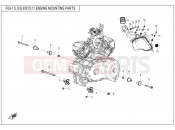 CFMOTO ZFORCE 800 (CF800) ENGINE MOUNTING PARTS - F00-1