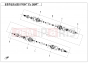 CFMOTO ZFORCE 800 (CF800) FRONT CV SHAFT(2017,QC) - F27-B