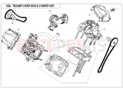 CFMOTO ZFORCE 800 (CF800) CYLINDER HEAD @^ CYLINDER ASSY. - E02-V2