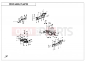 CFMOTO ZFORCE 800 (CF800SU-3) MIDDLE PLASTICS - F04-3