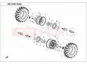 CFMOTO ZFORCE 800 (CF800SU-3) FRONT WHEEL - F07