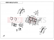 CFMOTO ZFORCE 800 (CF800SU-3) MIDDLE PLASTICS - F04-4