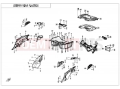CFMOTO ZFORCE 800 (CF800SU-3) REAR PLASTICS - F04-5