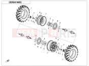 CFMOTO ZFORCE 800 (CF800SU-3) REAR WHEEL - F11