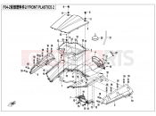 CFMOTO ZFORCE 800 (CF800US-A) PLASTIC PARTS-2 - F04-2