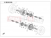 CFMOTO ZFORCE 800 (CF800US-A) FRONT WHEEL ASSY - F07