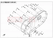 CFMOTO ZFORCE 800 (CF800US-A) CVT COVER ASSY - E01-4