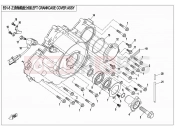 CFMOTO ZFORCE 800 (CF800US-A) LEFT CRANKCASE COVER ASSY - E01-5