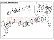 CFMOTO ZFORCE 800 (CF800US-A) CVT AIR PIPE - F00-2