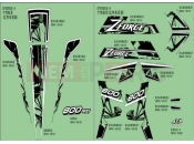 CFMOTO ZFORCE 800 (CF800US-A) DECAL (RED) - F19-1