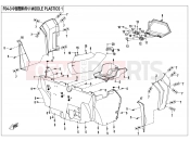 CFMOTO ZFORCE 800 (CF800US-A) MIDDLE PLASTICS 1 - F04-3