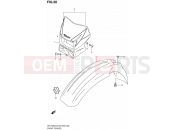 SUZUKI DR-Z400S L2 (2012) (E03,E28,E33) 50 - FRONT FENDER