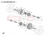 CFMOTO ZFORCE 800 (CF800US-A) REAR WHEEL ASSY - F11