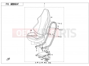 CFMOTO ZFORCE 800 (CF800US-A) SEAT ASSY - F13