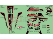 CFMOTO ZFORCE 800 (CF800US-A) DECAL (WHITE) - F19-1-B
