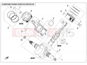 CFMOTO ZFORCE 800 (CF800US-A) CRANKSHAFT CONNECTING ROD @^ PISTON ASSY - E04